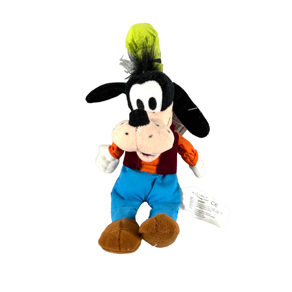 Vintage Goofy The Disney Store Bean Bag Plush w/Original Tag Green Hat
